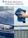 Car Drying Towel 3-Pack   Super Absorbent Microfiber Cleaning Cloths for Cars, Windows, Kitchen &amp; Home   Streak-Free, Lint-Free, Reusable Wash Cloths for Auto Detailing &amp; Multipurpose Cleaning