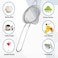 Premium Fine Mesh Stainless Steel Strainer &ndash; Multi-Purpose Kitchen Tool for Cocktails, Tea, Coffee, Juicing, Baking &amp; More
