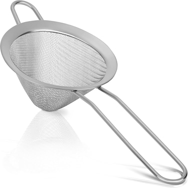 Premium Fine Mesh Stainless Steel Strainer &ndash; Multi-Purpose Kitchen Tool for Cocktails, Tea, Coffee, Juicing, Baking &amp; More
