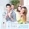 Water Flosser for Teeth Cordless IPX7 Waterproof Dental Oral Irrigator Tooth Cleaner with 5 Modes, 300ML Water Tank and 6 Jets Toothpick for Tooth Brace Gum Bridges Tartar Cleaning, Home Travel Use
