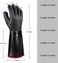 Replacement for Oven Gloves Neoprene Coating BBQGO 932℉/500℃ Heat Resistance Waterproof Fire-proof Anti-Acid Anti Alkali Protective Gloves for Barbecue Baking Gardening and Industrial Uses
