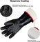 Replacement for Oven Gloves Neoprene Coating BBQGO 932℉/500℃ Heat Resistance Waterproof Fire-proof Anti-Acid Anti Alkali Protective Gloves for Barbecue Baking Gardening and Industrial Uses
