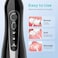 COSLUS Professional Water Flosser For Teeth Braces Gums Care, Cordless Oral Irrigador, Deep Cleaning, Rechargeable, Waterproof, BPA-Free, Portable, Home and Travel, Black C20