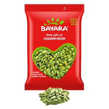 Bayara Medium Cardamom (Elaichi), 100g