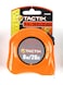 Tactix Tape Measure, 26-Foot, Steel Retractable Tape Measure with Fractions, Easy Read Tape Measure, Steel Tape, Impact Resistant ABS Case, Orange- 235288
