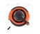 Tactix Long Tape Measure 30M (100FT), Impact-Resistant Non-Slip Case, Durable Fiberglass Measuring Tape with Pivot Hand Reel for Easy Rewinding, Black/Orange- 240630