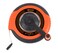 Tactix Long Tape Measure 30M (100FT), Impact-Resistant Non-Slip Case, Durable Fiberglass Measuring Tape with Pivot Hand Reel for Easy Rewinding, Black/Orange- 240630