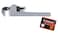 Tactix Heavy Duty Adjustable Pipe Wrench 250mm (10 Inches), Hand Tools For Plumbing, Repair Work, And Home Improvement High Strength, Lightweight Aluminum Handle, Grey- 335103