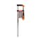 Tactix F-Clamp 300 x 50mm, Heavy Duty Cast Iron Body, Non-Slip Bi-Material Handle, Durable Clamping Tool for Woodworking, DIY Projects, Carpentry &amp; Workshop Use- 215409