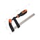 Tactix F-Clamp 300 x 50mm, Heavy Duty Cast Iron Body, Non-Slip Bi-Material Handle, Durable Clamping Tool for Woodworking, DIY Projects, Carpentry &amp; Workshop Use- 215409