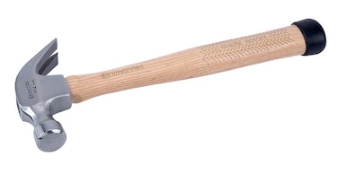 Tactix Claw Hammer 450G(16oz) Heavy Duty, All Purpose Hammer, Fully Polished Forged Hammerhead, For Woodworking Construction, Hickory Handle For More Durability And Grip- 221203