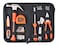 Tactix 24-Piece Hand Tool Set, Pliers, Wrench, Claw Hammer, Hex Keys, Screwdriver Bits, Snap-Off Knife &amp; Tape Measure, Durable Household Tool Kit with Zipper Case for DIY &amp; Repairs- 900194