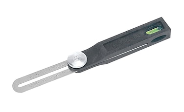 Tactix Bevel Ruler 200mm, Stainless Steel, Precision Angle Measuring Tool, Anti-Rust, Moveable Blade for Accurate Angle Transfer, Ideal for Woodworking, Carpentry- 239161