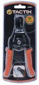 Wire Cutter / Wire Stripper, Heavy Duty Cable Insulation Stripper For 1-3.2Mm Diameter Cable, With Automatic Clamping Action And Length Gauge- 400011