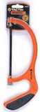Tactix Hacksaw 6 Inches (150mm) Extra Fine Cut, Junior Hack Saw with Aluminum Frame SK4 Blade, Adjustable Blade Angle, Rubber Grip Handle, Black/Orange- 267111