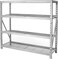 Tactix Heavy Duty Ultimax 4 Wire Shelf Rack- Adjustable Shelves, Powder-Coated Industrial Steel Construction, Ideal for Home, Garage and Warehouse, Dimensions: 195.5W x 61D x 183H cm, TTX-329050