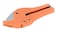 Pvc Pipe Cutter 42Mm (1-5/8 Inch), Plastic Pipe Cutter, Ratcheting Pvc Pipe Cutter Tool, Stainless Steel Blade, One Hand Ratchet Action For Quick Clean Cuts- 340201