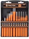 Tactix 12-Piece Chisel &amp; Punch Set - Made from Drop Forged Steel for Durability, Includes Center, Taper, Cold and Pin Punches for Various Applications and DIY Projects,TTX-230112
