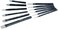 Tactix 12-Piece Chisel &amp; Punch Set - Made from Drop Forged Steel for Durability, Includes Center, Taper, Cold and Pin Punches for Various Applications and DIY Projects,TTX-230112