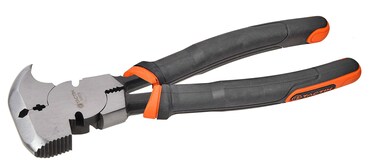 Tactix Fencing Pliers, 270mm (10.5 Inch), Multi Tool Fence Pliers, Fence Tools, Barbed Wire Fence Tools, Fencing Tools, Fence Cutter, Nail Puller Pliers, Staple Puller, Cutting Pliers- 200075