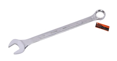 Tactix 36mm Combination Wrench, Heavy-Duty Carbon Steel Spanner, High-Strength &amp; Durable Hand Tool for Mechanics, Automotive, Industrial, and DIY Use- 370057