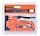 Tactix Staple Gun, Multipurpose, Heavy Duty, Compatible with 4, 6 and 8mm for Upholstery, Decoration, Carpentry, Furniture, Ergonomic Handle, Black/Orange/Silver - 218005