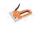Tactix Staple Gun, Multipurpose, Heavy Duty, Compatible with 4, 6 and 8mm for Upholstery, Decoration, Carpentry, Furniture, Ergonomic Handle, Black/Orange/Silver - 218005