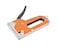 Tactix Staple Gun, Multipurpose, Heavy Duty, Compatible with 4, 6 and 8mm for Upholstery, Decoration, Carpentry, Furniture, Ergonomic Handle, Black/Orange/Silver - 218005