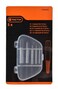 Tactix Damaged Screw Extractor Kit, 5PC Set Carbon Steel Stripped Screw Extractor, Broken Bolt Extractors Kit, Easy Out Damaged Bolts Remover Tool - 386405