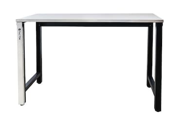 Tactix 132cm (52 Inch) Heavy-Duty Workbench, Steel Frame, Adjustable Leveling Feet, Durable Work Table for Garage &amp; Workshop, Size: 132W x 51D x 93.5H cm- 326289