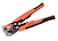 Tactix Automatic Wire Stripper, Heavy Duty Wire Stripping Tool for 1.0-3.2mm Cables, Precision Wire Cutter with Clamping Action &amp; Length Gauge, Black/Orange- 400011