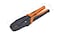 Tactix Wire Crimping Tool for Insulated Electrical Connectors, Ratcheting Wire Crimper Tool, Crimp Tools, Ratchet Terminal Crimper, Crimping Pliers, Orange/Black - 401035