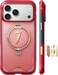 TORRAS &times; Portuguese Football Federation Limited Edition, Ostand Q3 Air for iPhone 17 Pro Case, 360 Magnetic Stand, Fit for MagSafe, Mil-Grade Drop Tested, World Cup Inspired, Wave of Passion