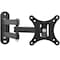 BEETEC Single Arm Swivel TV Wall Mount for 14&quot;-32&quot; Flat Panel TVs up to 12 kg and up to 100x100 VESA, Free-Tilting and Swiveling Arm, Black  TF-102S