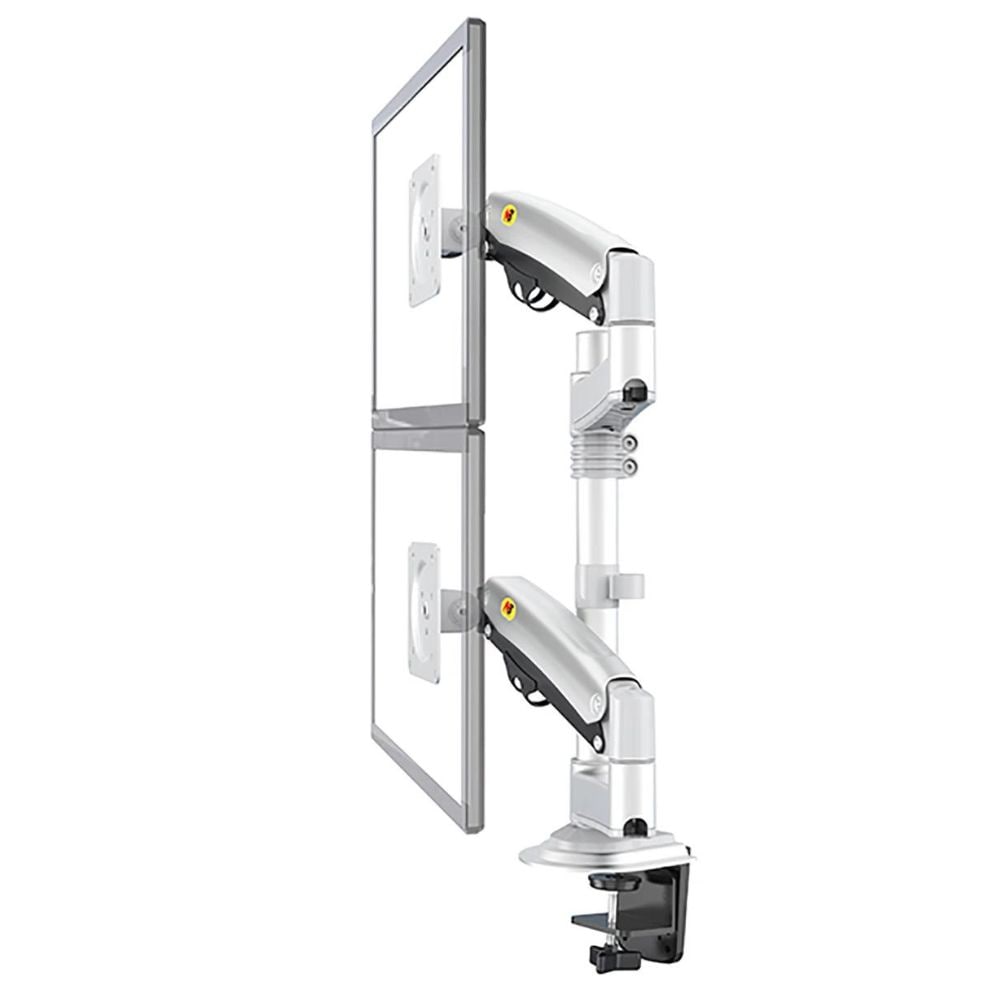 nbnorthbayou Nbnorthbayou H180w Dual Arm Monitor Gas Spring Mount