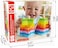 Hape Double Rainbow Stacker, Wooden Stacking &amp; Sorting Block Building Toy For Kids