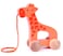Hape, Giraffe Wooden Push And Pull for Toddler, Wooden Toys For Walking Toddlers, Interactive Wooden Animal Toy, Educational Pull Along Toy, Early-Learning and Early Development Toys