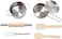 Hape E3137 Chef's Cooking Set, Child Safe Pots, Pans And Utensils, Wooden Kitchen Accessories, One Size