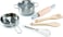 Hape E3137 Chef's Cooking Set, Child Safe Pots, Pans And Utensils, Wooden Kitchen Accessories, One Size