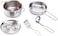 Hape 2-In-1 Kitchen &amp; Grill Set, Pretend Play Realistic Role Play Cooking Toy Playset For Kids