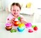Hape Cupcakes   Colorful Wooden Cupcakes, Children’s Pretend Play Food Kitchen Toy