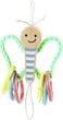 Hape Butterfly Links For Cribs And Stroller, Colorful And Safe Rattle Toy For Babies, Rings maks Soft Sound And Wings made Of Non Toxic Silicon, Chewable Rattle Toy