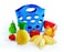 Hape Toddler Fruit Basket  Soft Pretend Food Playset for Kids, Fruit Toy Basket Includes Banana, Apple, Pineapple, Orange and More