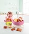 Hape Toddler Bread Basket  Soft Pretend Food Playset for Kids, Bread Toy Basket Includes Toast, Jam Cookie, Cake, Soda Biscuit And More