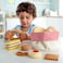 Hape Toddler Bread Basket  Soft Pretend Food Playset for Kids, Bread Toy Basket Includes Toast, Jam Cookie, Cake, Soda Biscuit And More