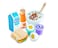 Hape Delicious Breakfast Playset   Play Food Set with Toy Spoon for Pretend Play   3+ Years