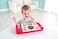 Hape DJ Mix &amp; Spin Studio   Portable DJ Studio with Lights &amp; Sounds Music Toy Playset, 12 Months - 5 Years