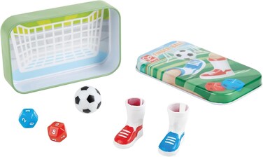 لعبة كرة القدم المصغرة المجانية من هيب، لعبة تنمية ذهنية للأطفال، ألعاب جيب، ألعاب سفر، لعب تفاعلي، سهلة الحمل واللعب في الرحلات الطويلة، مناسبة للأطفال من عمر 3 سنوات فما فوق