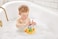 Hape Spin Splash &#39;n&#39; Swim Elephant - Interactive Bath Toy for Toddlers   Multicolor Bath Play Fun   Color-Changing Duck Ring Float   Encourages Color Learning  Safe, BPA-Free   Ages 18 Months and Up