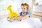 Hape Giraffe Pull Along - Wooden Toddler Toy with Moving Head and Feet   Smooth Wheels for Easy Pulling   Learning Toy for Walking Skills   Ages 12 Months+